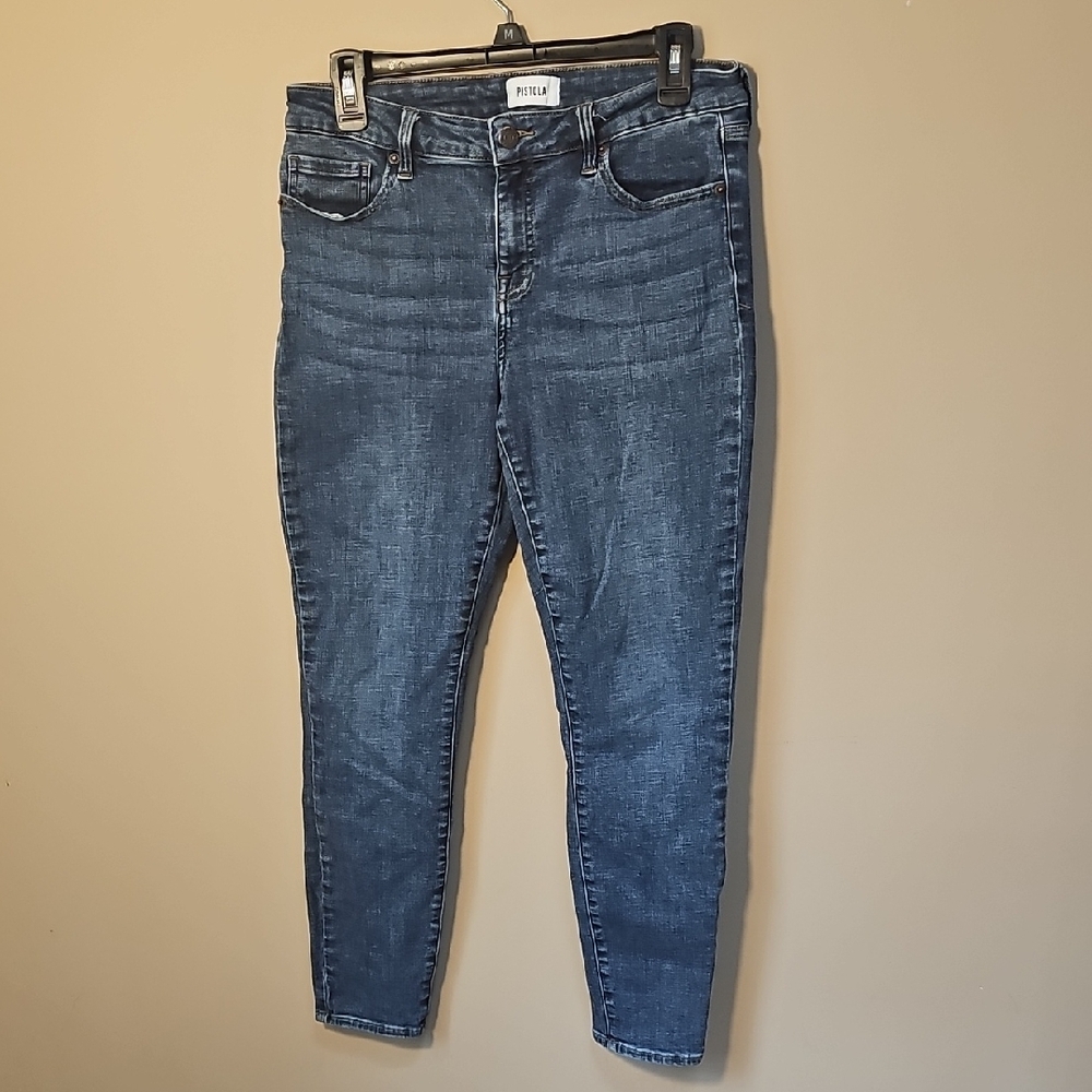 Pistola Dark Blue Skinny Jeans Stretchy Ankle Or Great Inseam For Short People!